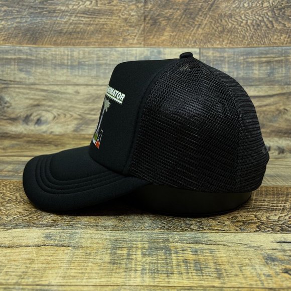 Re-Animator Mens Trucker Hat Black Snapback 80s Cult Horror Slasher Ball Cap - Picture 3 of 7